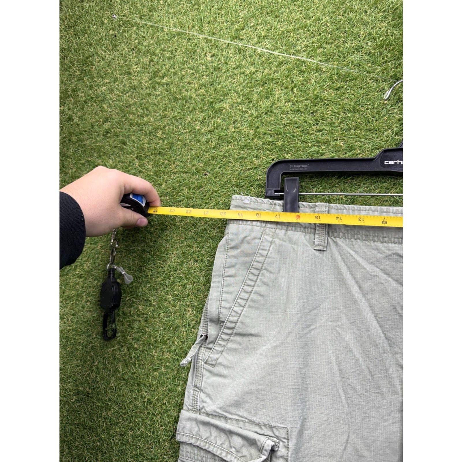 Vintage VINTAGE L.L. Bean Cargo Pants Mens 40x30 Army Green Workwear Straight Leg Pants Size US 40 / EU 56 - 3 Thumbnail