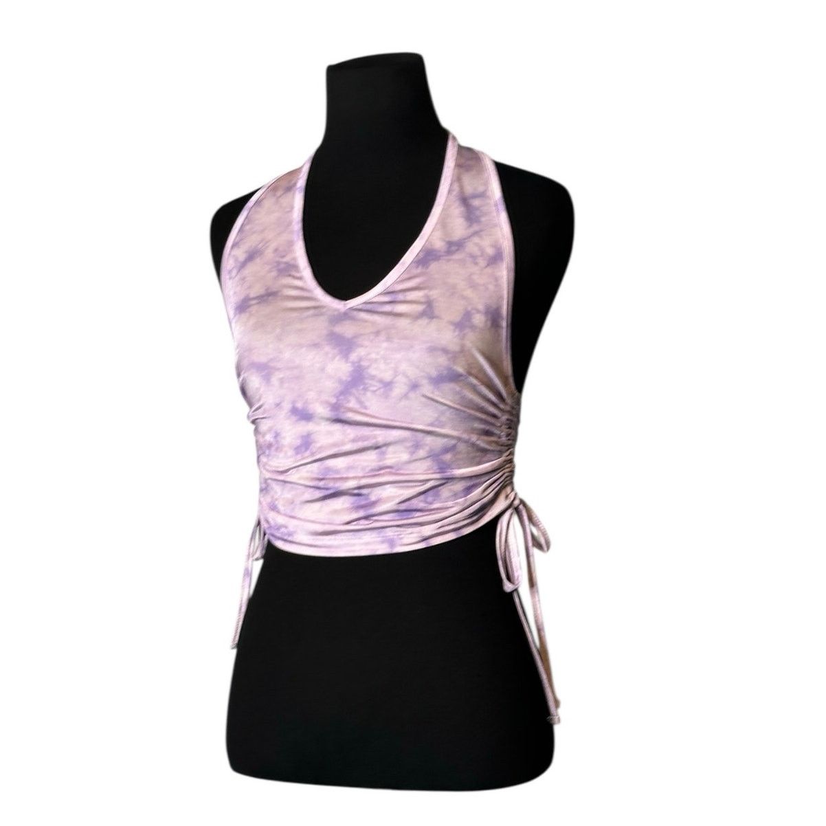 Asos Asos purple tie dye halter crop top size 8 Size M / US 6-8 / IT 42-44 - 10 Thumbnail