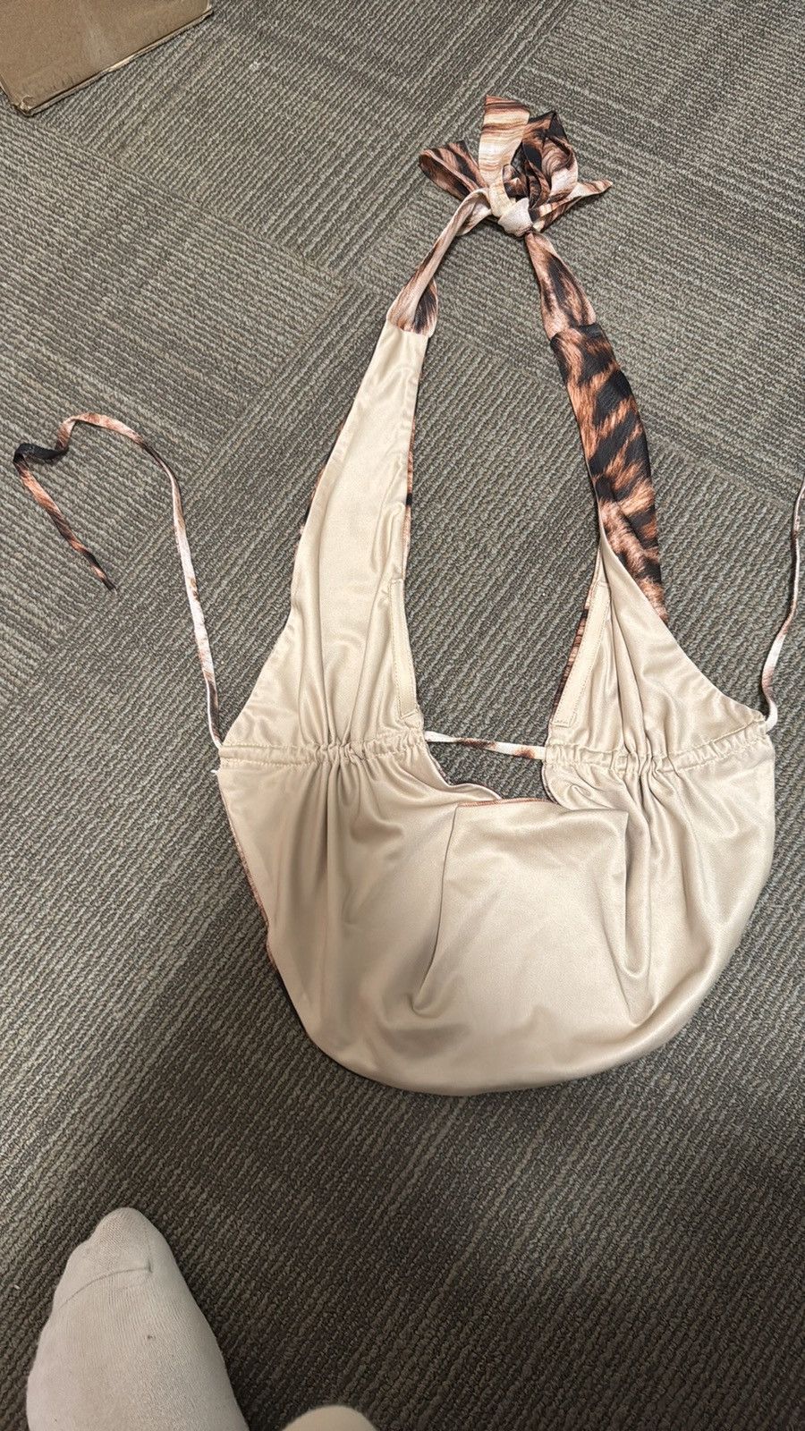 Other Leopard Print Halter Top Size XS / US 0-2 / IT 36-38 - 6 Thumbnail