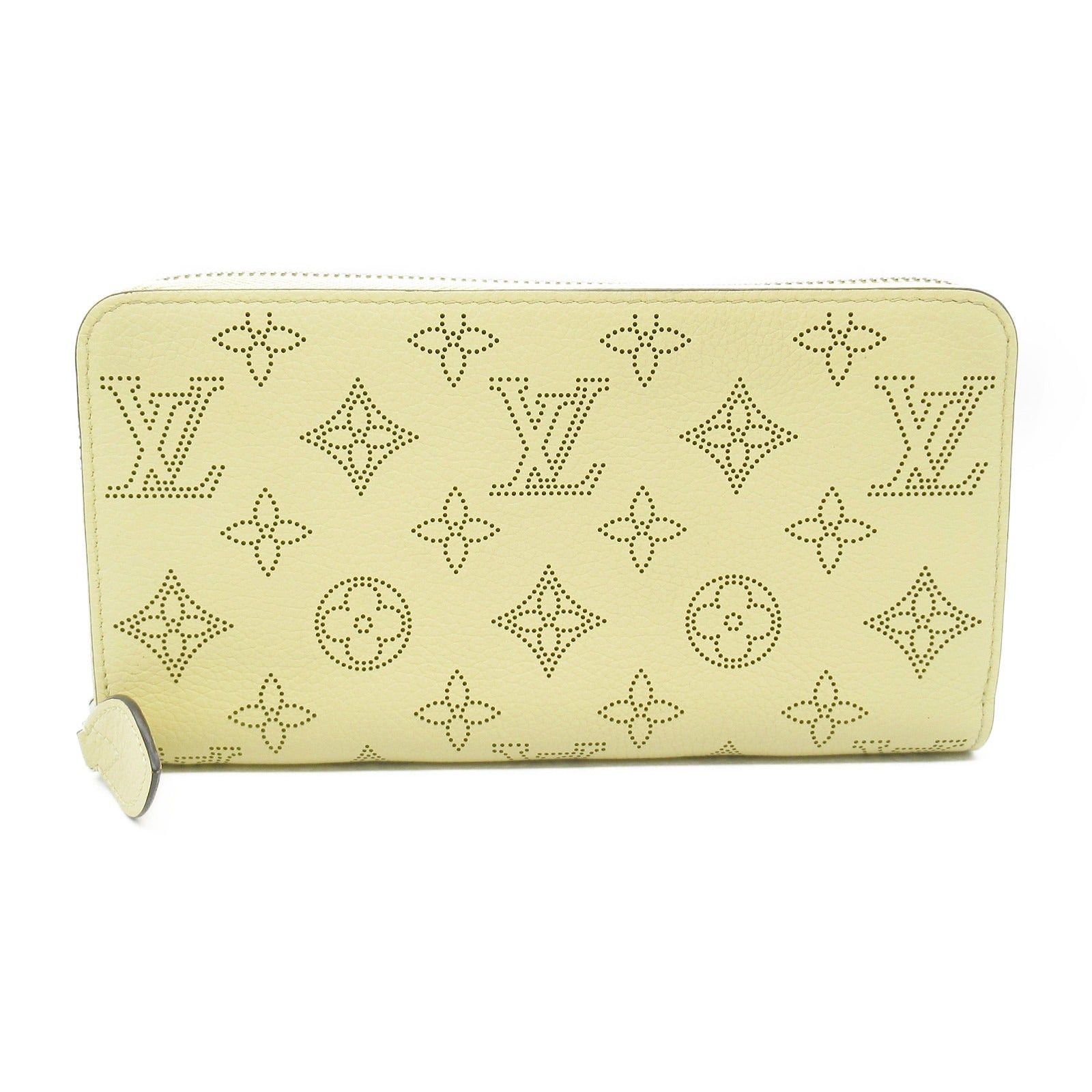 Louis Vuitton Louis Vuitton Zippy Wallet Round Long Zipper Leather Mahina Yellow Banana Size ONE SIZE - 1 Thumbnail