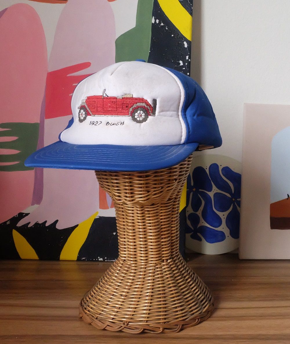 Vintage Buick 1927 Trucker Cap Size ONE SIZE - 1 Thumbnail
