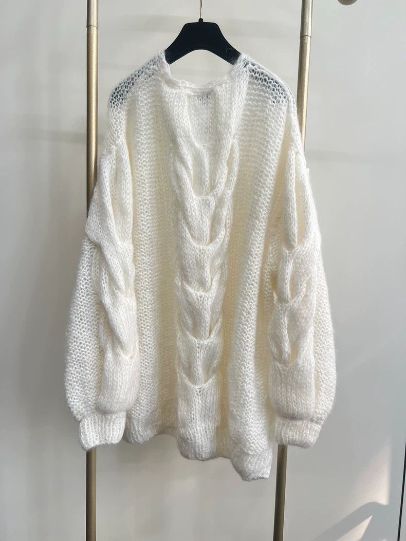 Loewe LOEWE Knitted cardigan Size L / US 10 / IT 46 - 2 Thumbnail