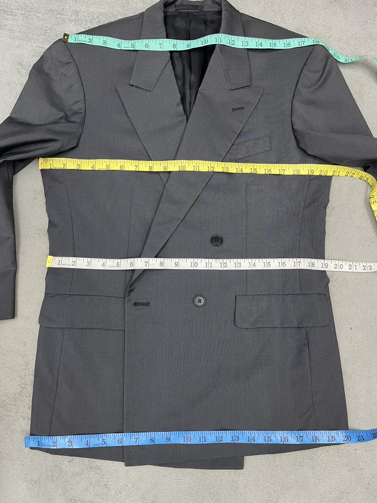 Designer × Y's × Yohji Yamamoto ARCHIVE🔥YOHJI YAMAMOTO A.A.R BLAZER Size US M / EU 48-50 / 2 - 13 Thumbnail