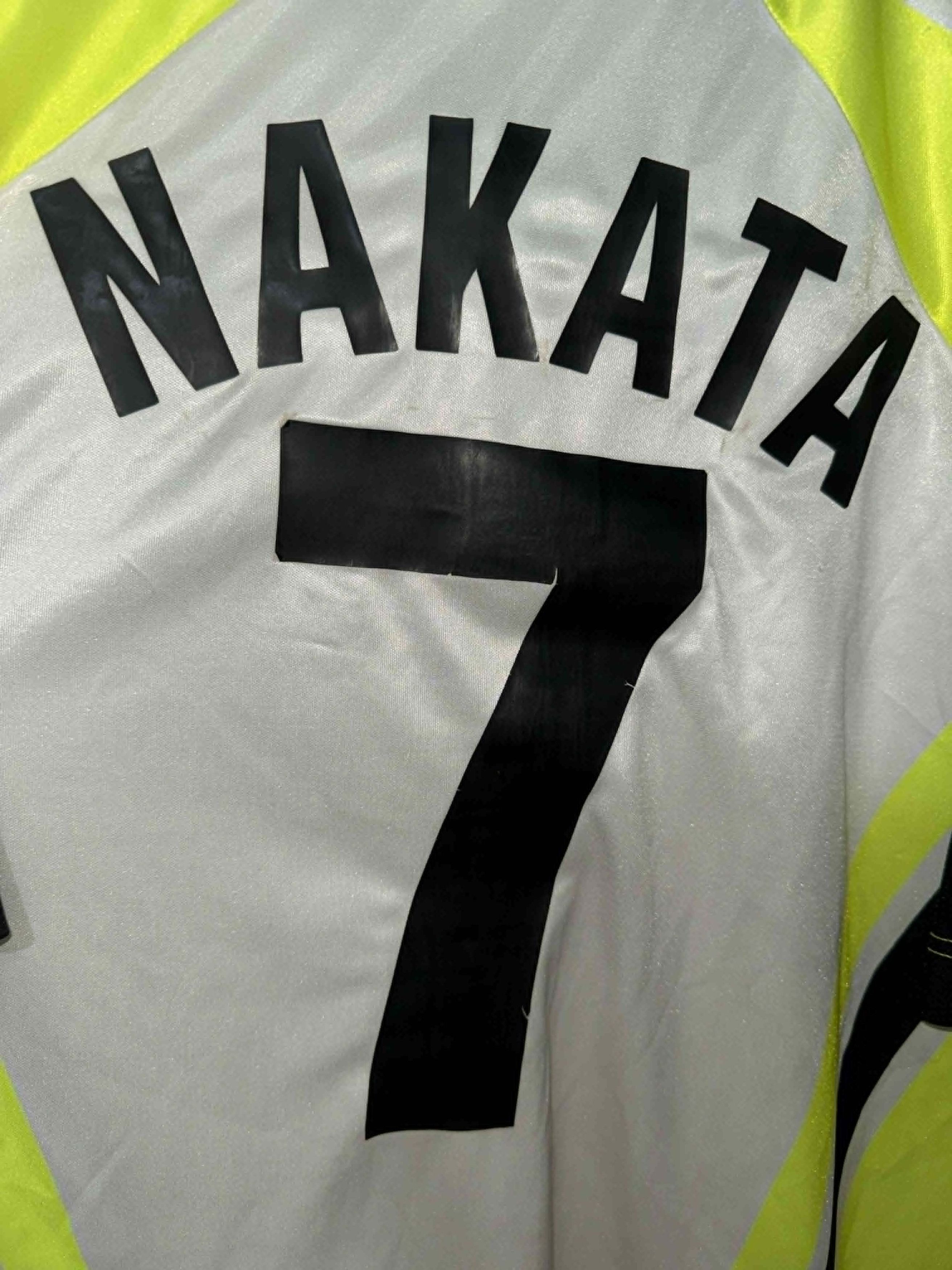 Vintage Perugia 1998/99 Third Rare Shirt - Nakata #7 Size US XL / EU 56 / 4 - 6 Thumbnail