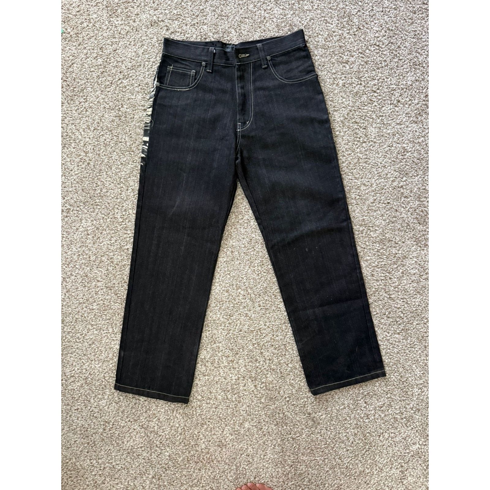 Majestic NWT Vintage Majestic Revival Black Jeans 32/32 Size US 32 / EU 48 - 7 Thumbnail