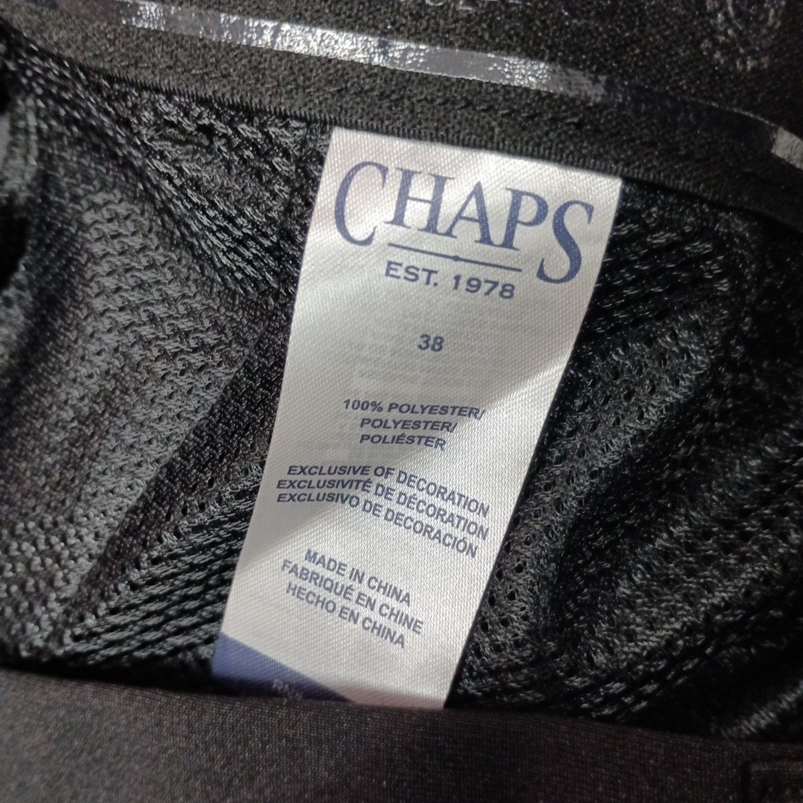 Chaps Chaps Golf Slim Fit Pants Mens 38x30 Black Stretch Waistband Size US 38 / EU 54 - 5 Thumbnail