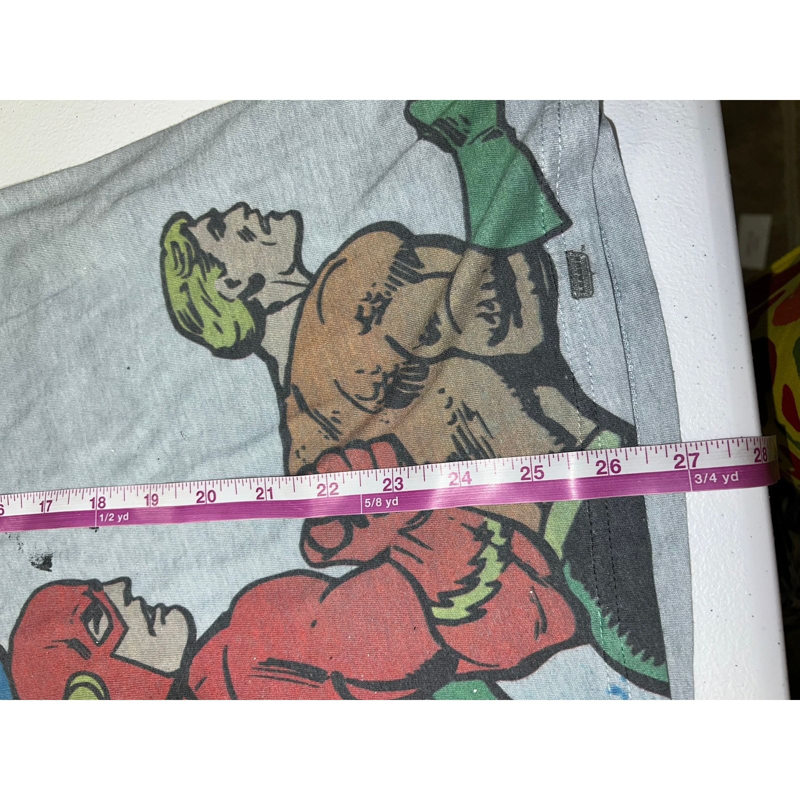DC Comics Vintage DC Comics Shirt Polyester Superhero Batman Flash M Size US M / EU 48-50 / 2 - 13 Thumbnail