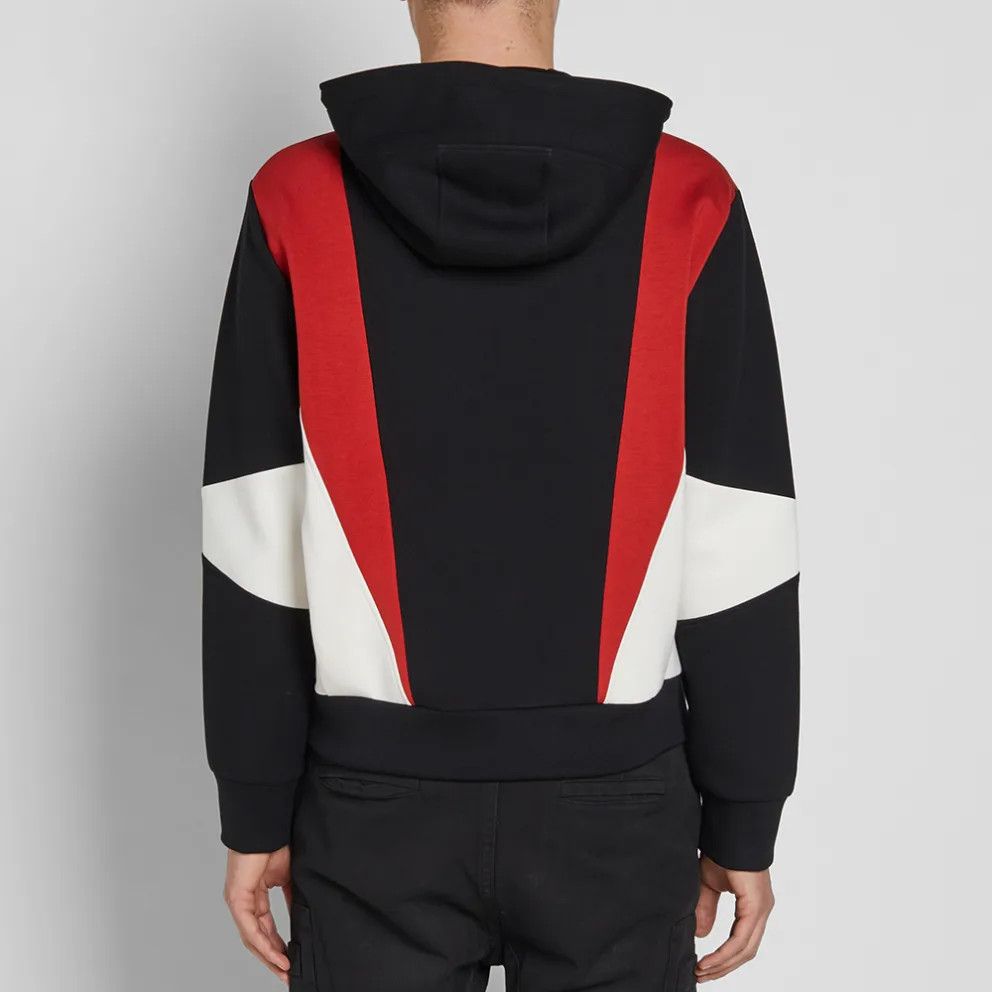 Neil Barrett Neil Barrett Black Panelled Modernist Retro Hoodie Size US S / EU 44-46 / 1 - 8 Thumbnail
