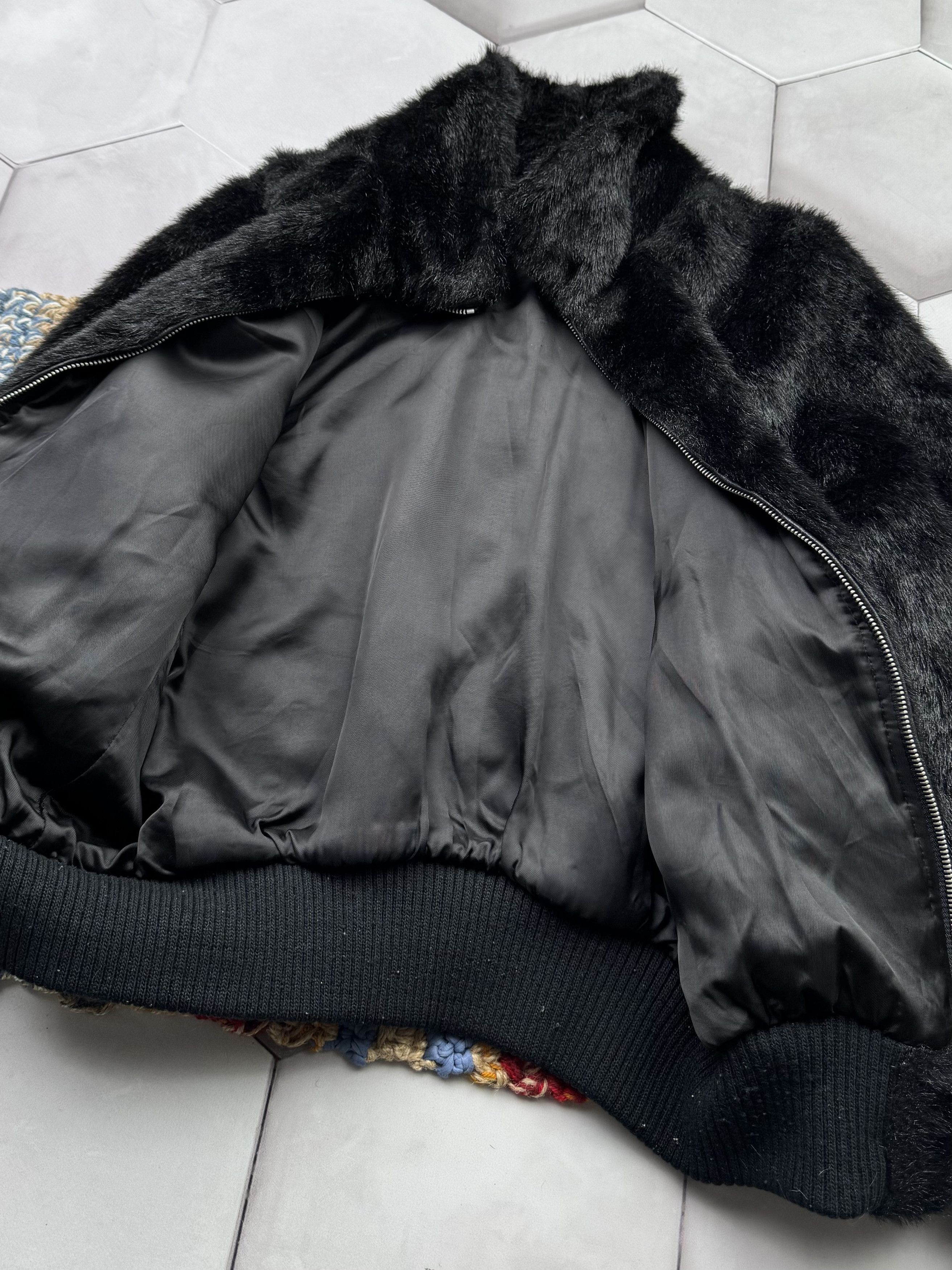 Vintage Vintage Faux Fur Cropped Jacket Size S / US 4 / IT 40 - 4 Thumbnail