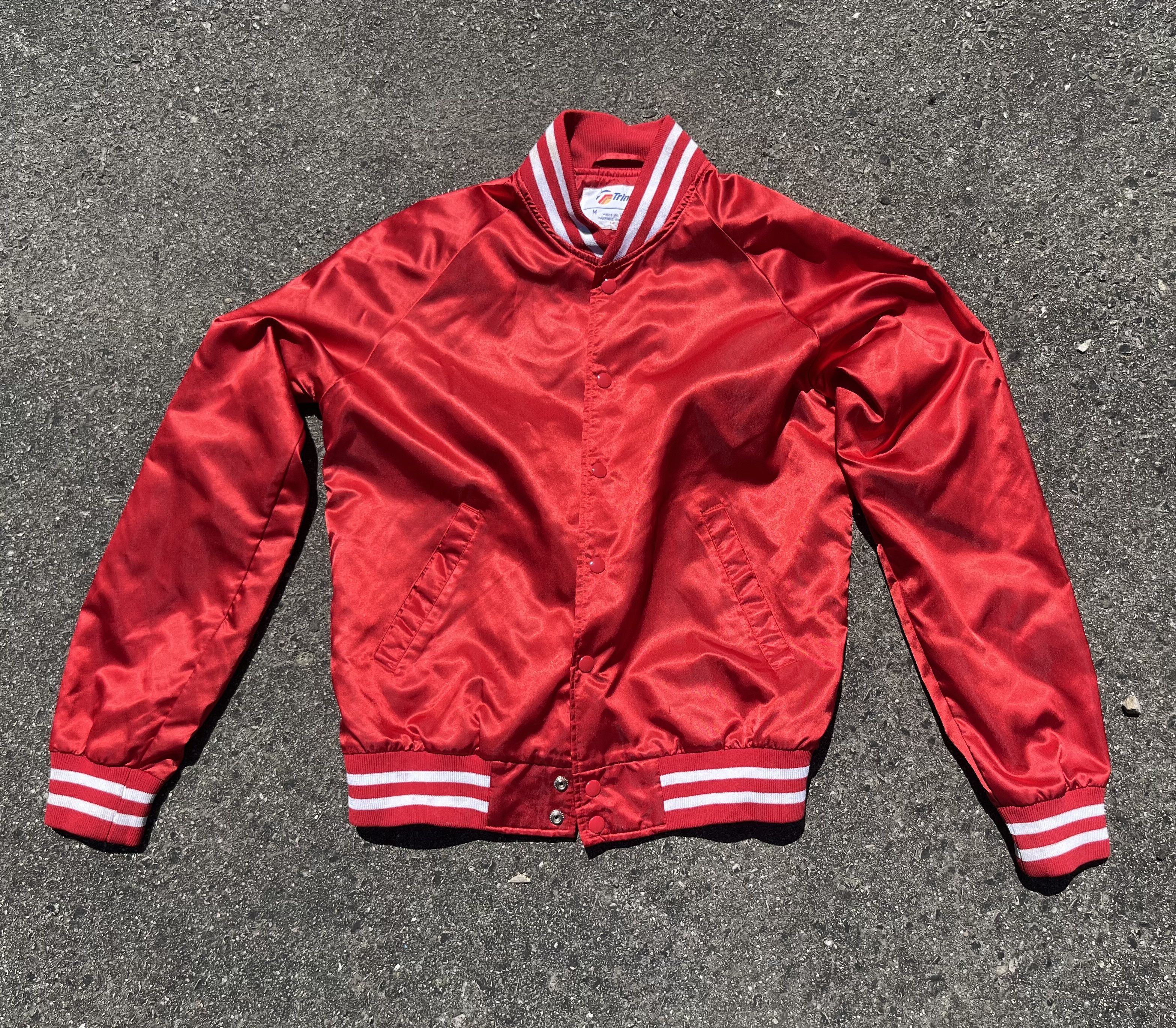 Other VINTAGE Baseball Jacket - 1980s Red Bomber Jacket Size US M / EU 48-50 / 2 - 1 Thumbnail