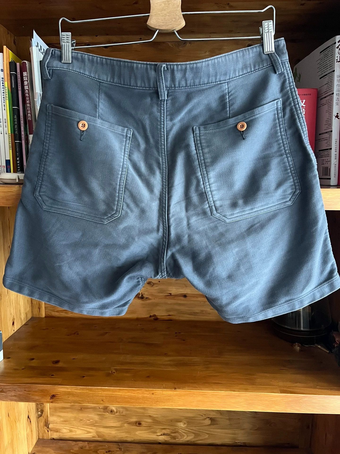 Visvim visvim 2014 indigo dyed washed work shorts gray blue size 2 Size US 32 / EU 48 - 6 Thumbnail
