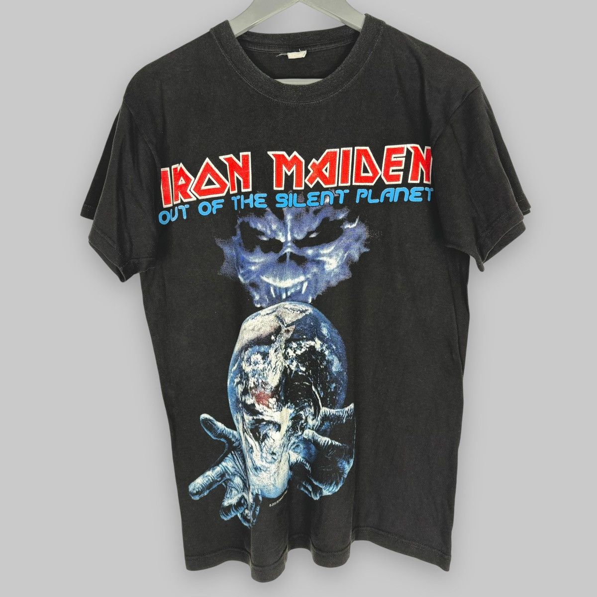 Iron Maiden Vintage 2000 Iron Maiden Out Of Silent Planet Promo T Shirt Size US L / EU 52-54 / 3 - 1 Thumbnail