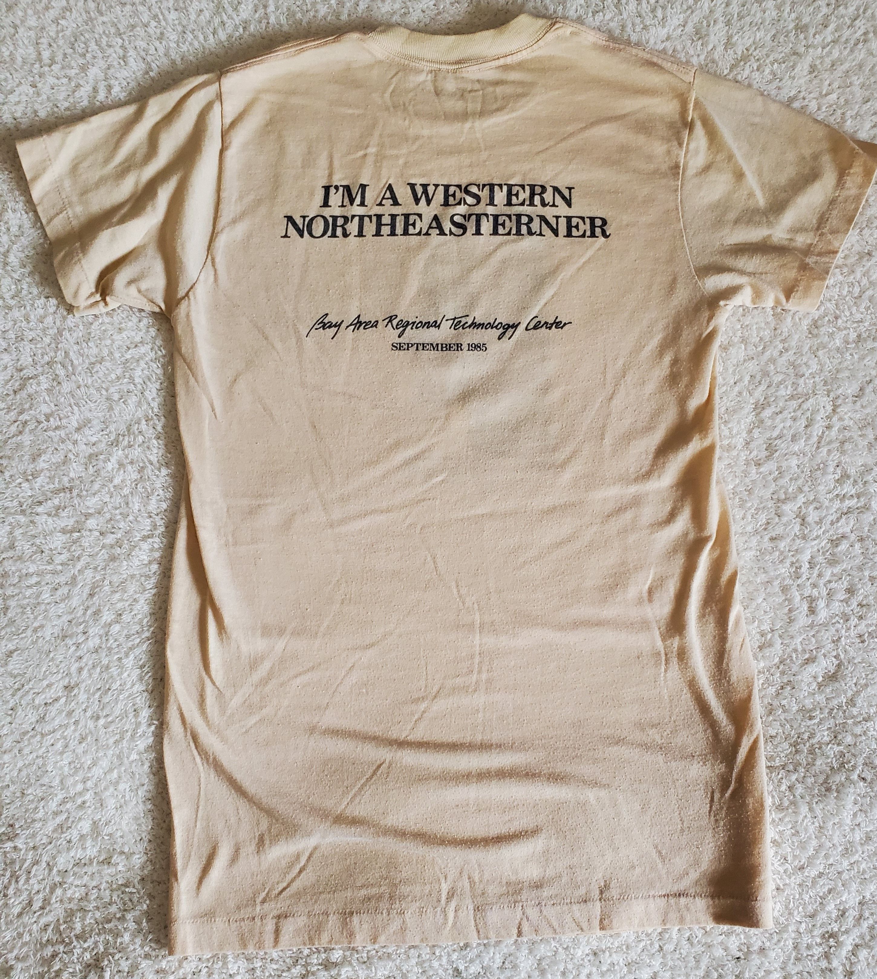 Vintage 80s technology northeastern university bay area vintage Size US M / EU 48-50 / 2 - 3 Thumbnail
