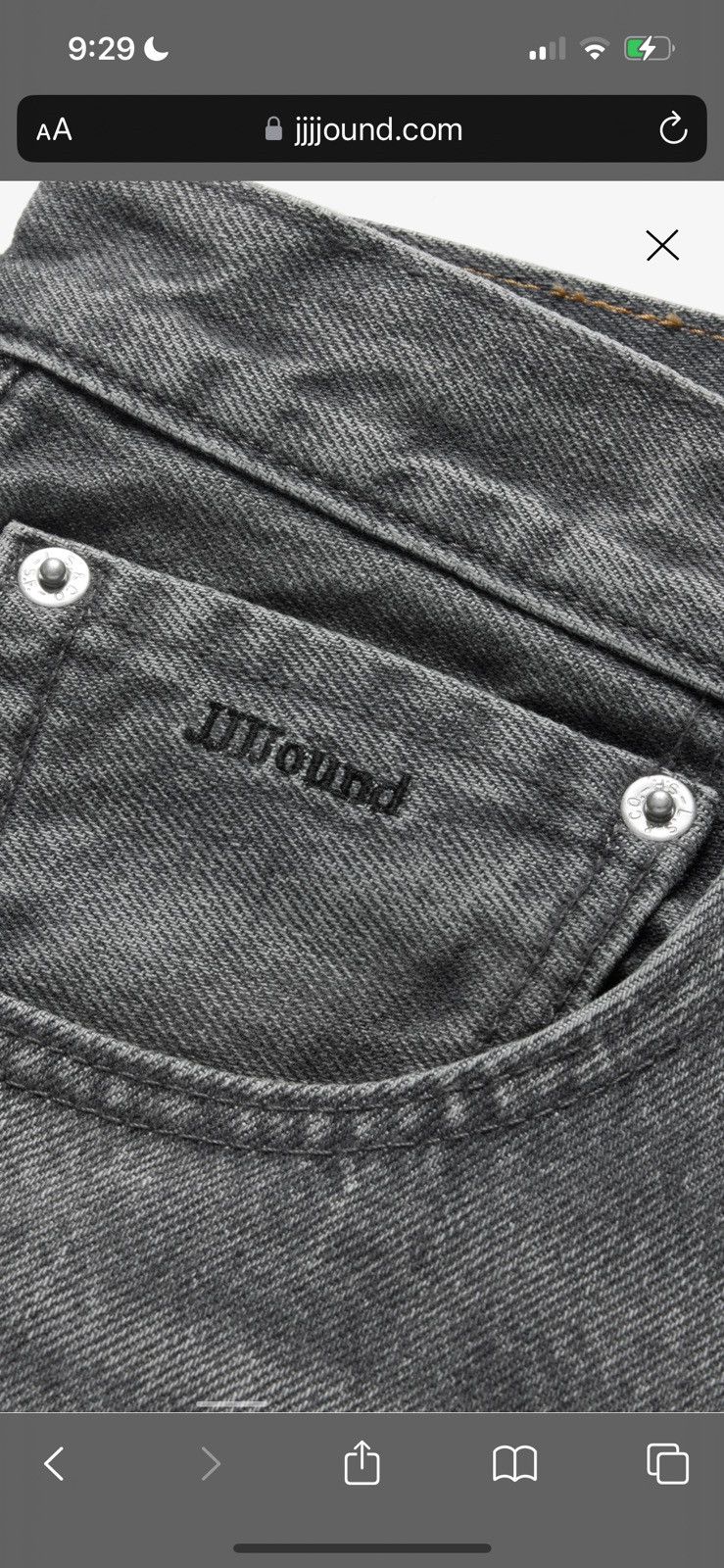 JJJJound × Levi's Levi’s JJJJound 501 ‘93 Jean Grey Stonewash SZ 30 Size US 30 / EU 46 - 5 Thumbnail