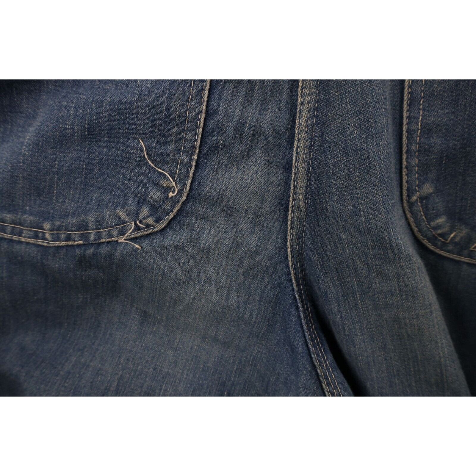 Big Mac × Vintage Vintage 60s 70s Big Mac Distressed Square Bak Denim Overalls Size US M / EU 48-50 / 2 - 11 Thumbnail