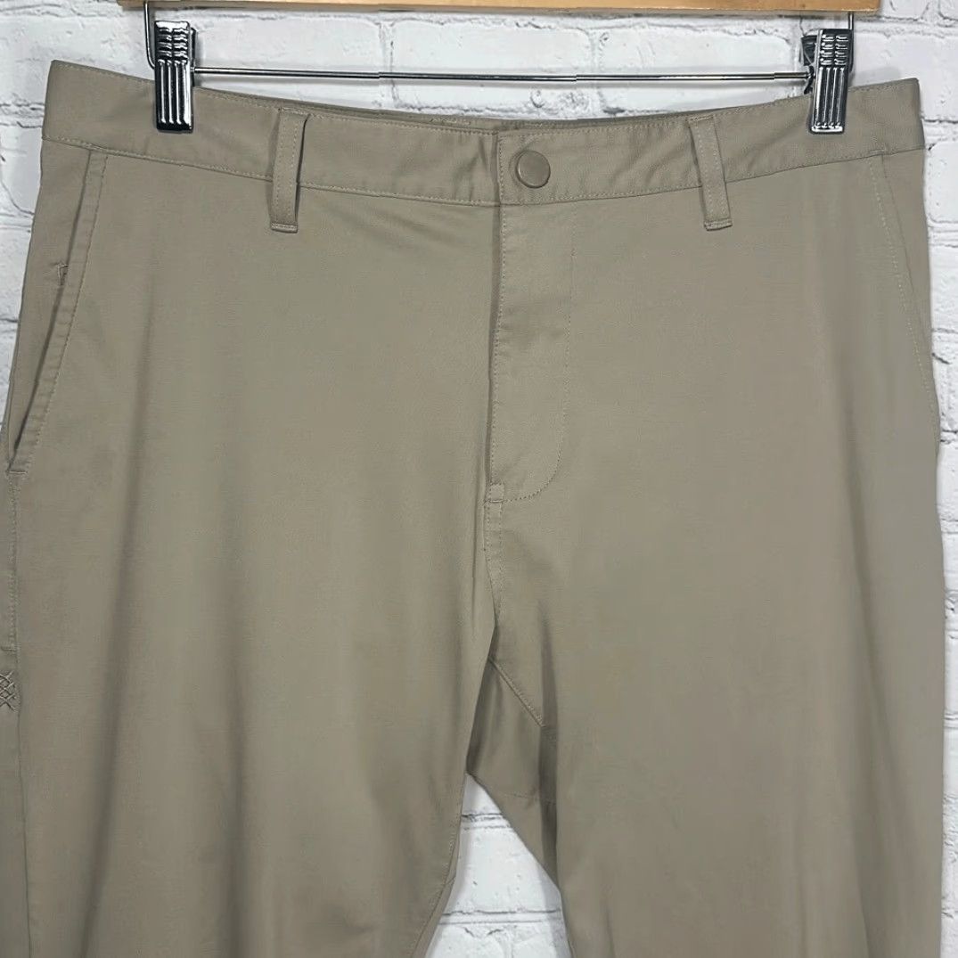 Rhone VINTAGE RHONE Commuter Pants Joggers 32 Tan Khaki Chino Style 100594 Mens Inseam 29 Size US 32 / EU 48 - 2 Thumbnail
