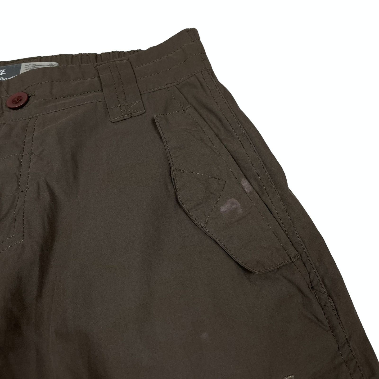 Nike Nike Sportswear Women's Brown Relaxed Roll Tab Pants 6 Size 30" / US 8 / IT 44 - 6 Thumbnail