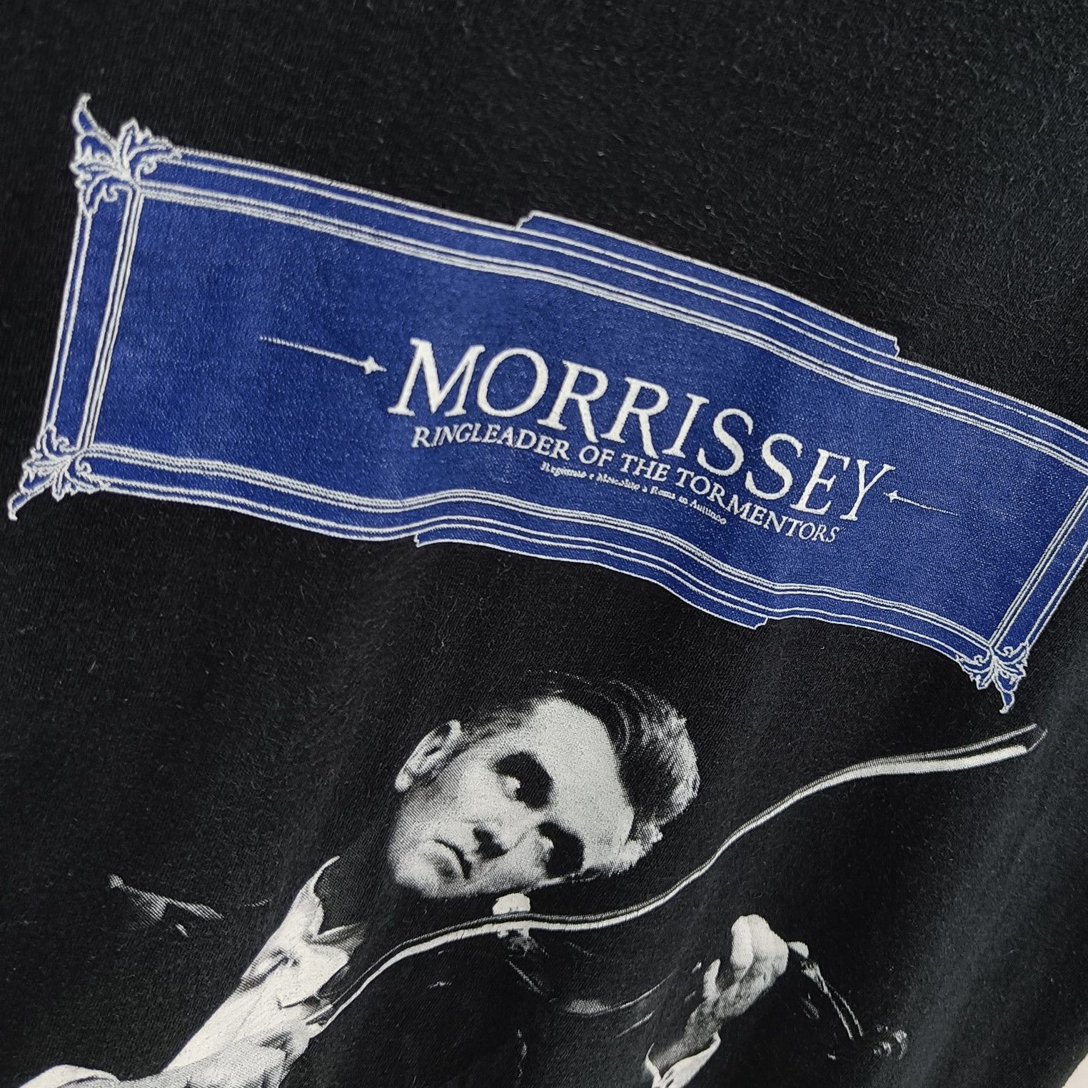 Band Tees × Vintage FINAL DROP MORRISSEY 2000s VINTAGE BAND LIST TEE Size US XL / EU 56 / 4 - 3 Thumbnail