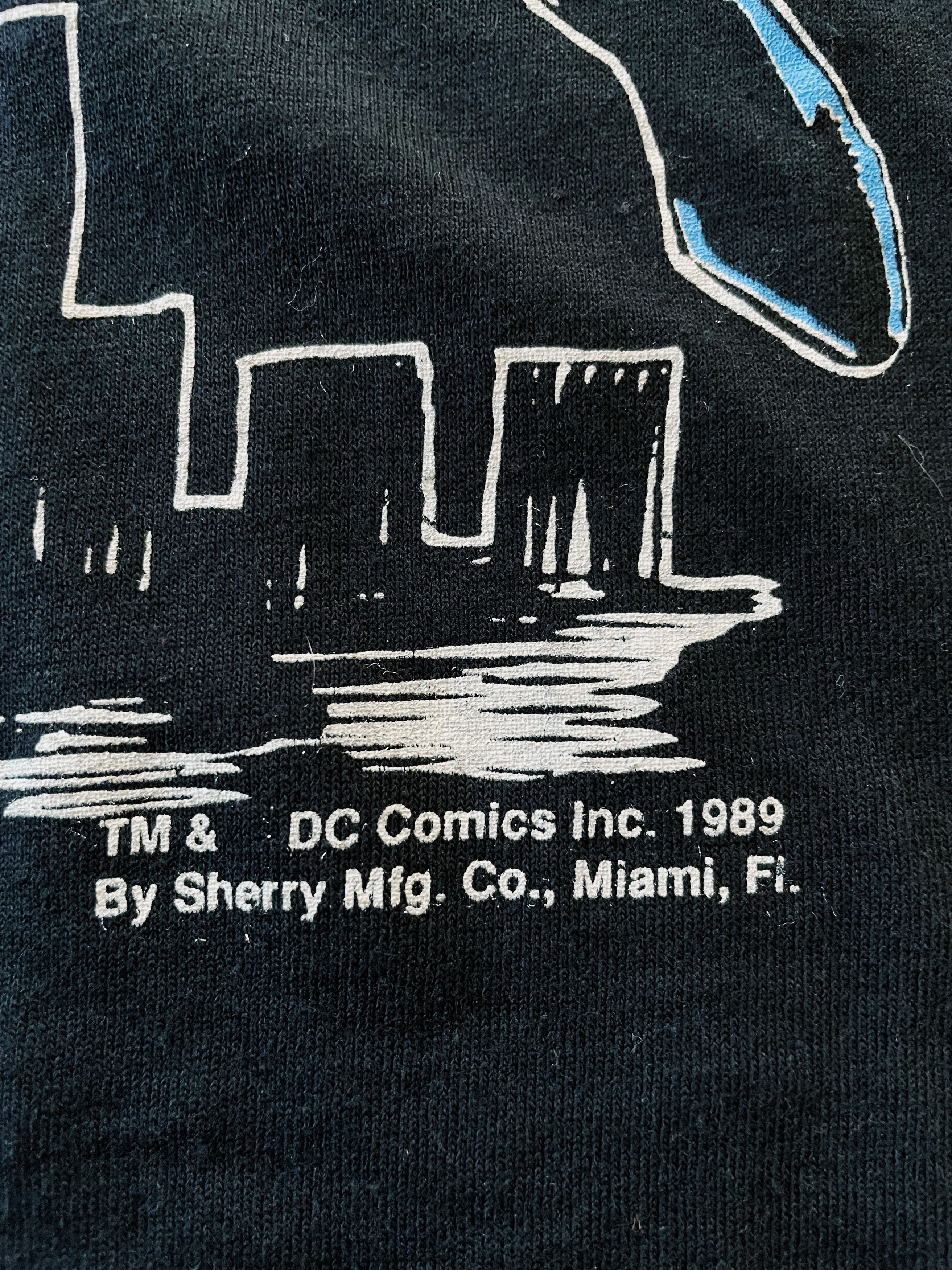 DC Comics Vintage 1989 Batman Screen Stars Promo T-shirt Black Size US L / EU 52-54 / 3 - 5 Thumbnail