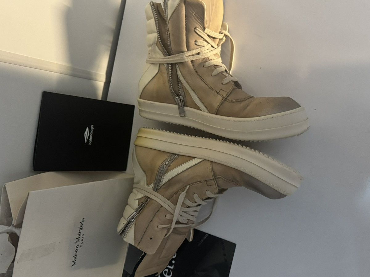 Rick Owens ✅Rick Owens Geobasket Gold 43 Size US 10 / EU 43 - 3 Thumbnail
