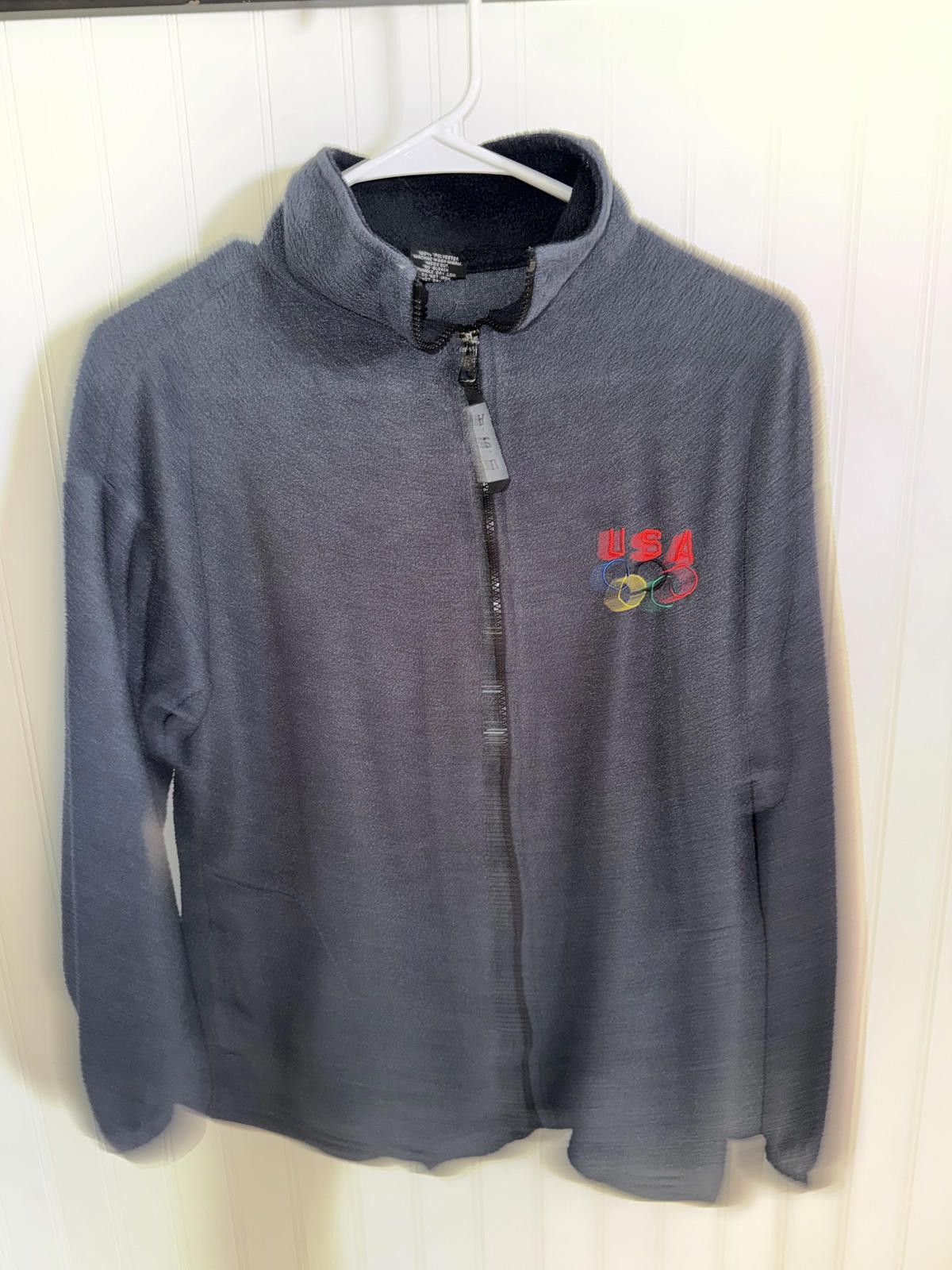 USA Olympics Vintage Official Olympics USA Full Zip Fleece Jacket Medium Size US M / EU 48-50 / 2 - 1 Thumbnail