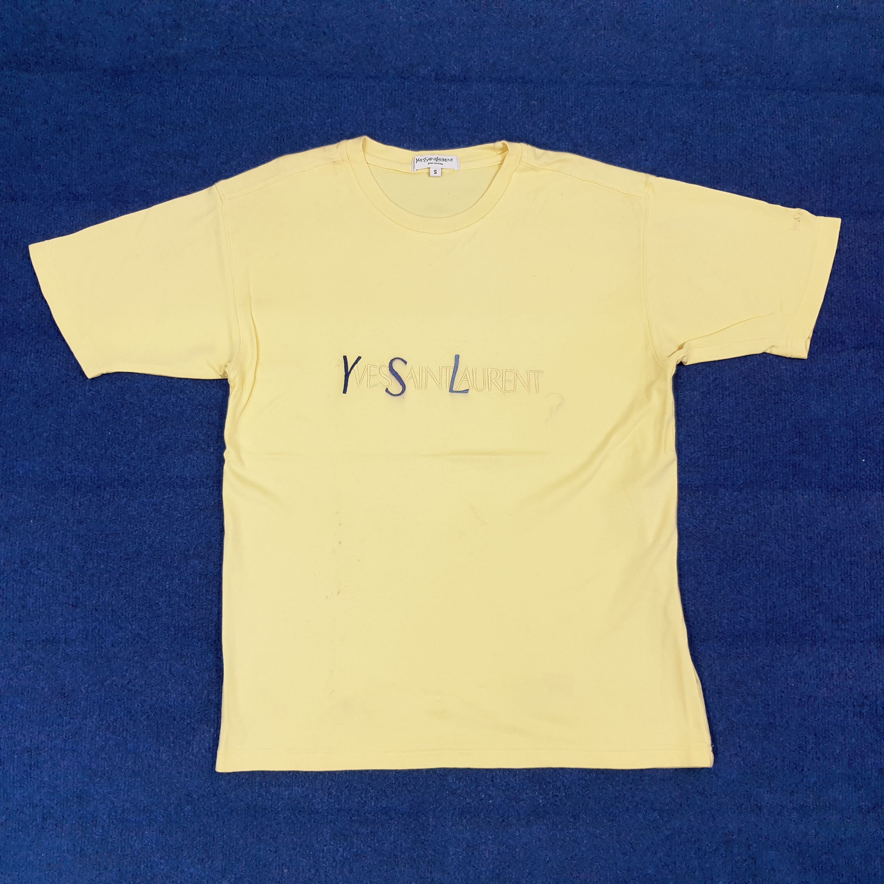 Yves Saint Laurent Vintage Yves Saint Laurent YSL Pour Homme Tshirt C276N28 Size US M / EU 48-50 / 2 - 1 Thumbnail