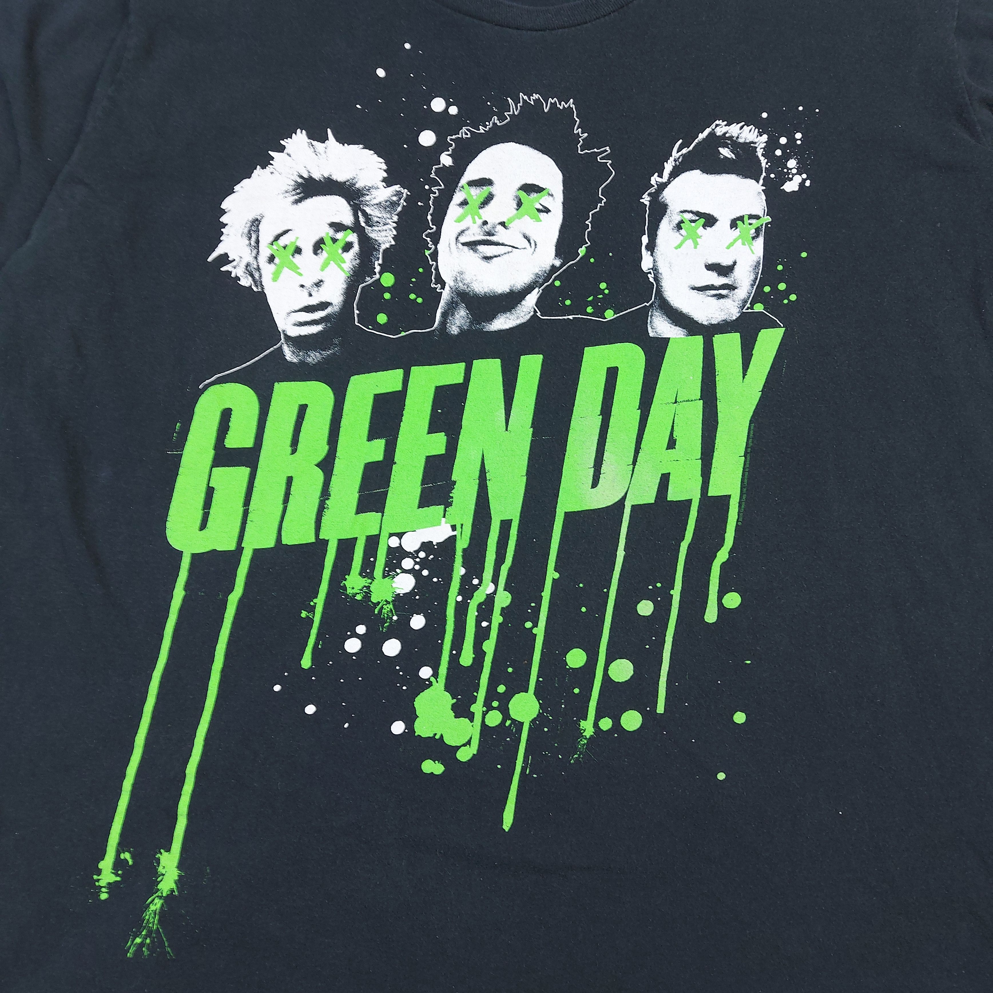 Band Tees 2015 Green Day Band X Eyes Official TEE Size US XXL / EU 58 / 5 - 2 Thumbnail