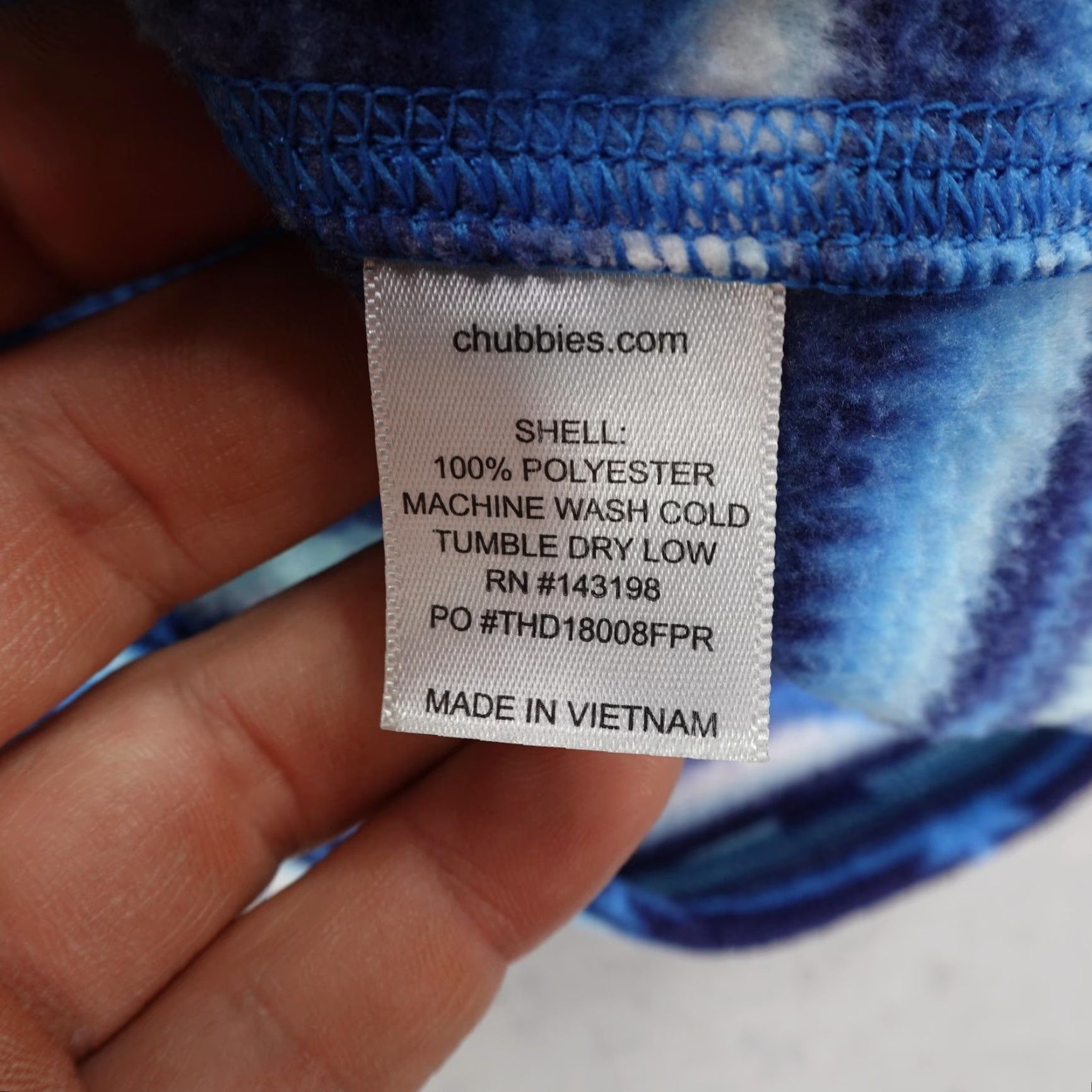 Chubbies Chubbies Sweater Mens Medium Blue Aztec Fleece Beach Club 1/4 Zip Pullover Size US M / EU 48-50 / 2 - 5 Thumbnail