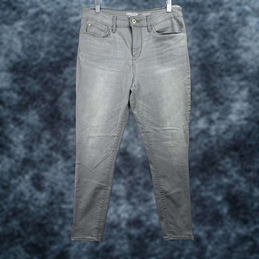 Denizen DENIZEN Levi's Jeans Skinny High Rise Sz 10 W30 Gray Stretch Denim - 5-Pocket Slim City Womens Jeans Set Size 32" / US 10 / IT 46 - 1 Thumbnail