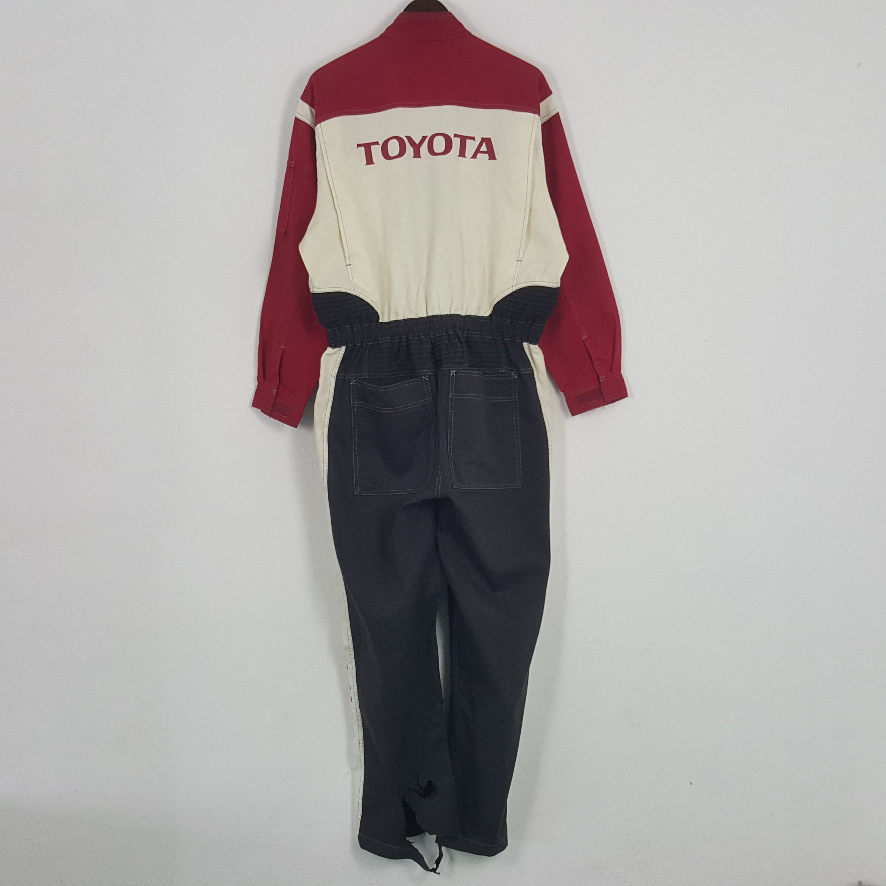 Japanese Brand × Vintage Vintage Toyota Racing Japan Coverall Jumpsuit Jacket Size US L / EU 52-54 / 3 - 1 Thumbnail