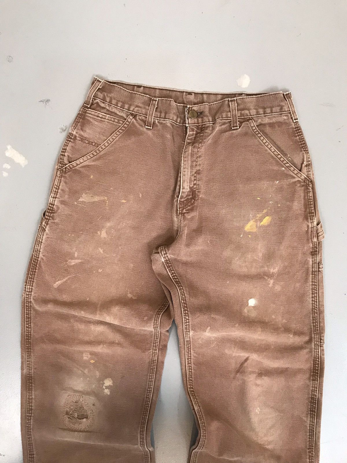 Carhartt × Vintage Vintage Carhartt carpenter denim Size US 34 / EU 50 - 4 Thumbnail