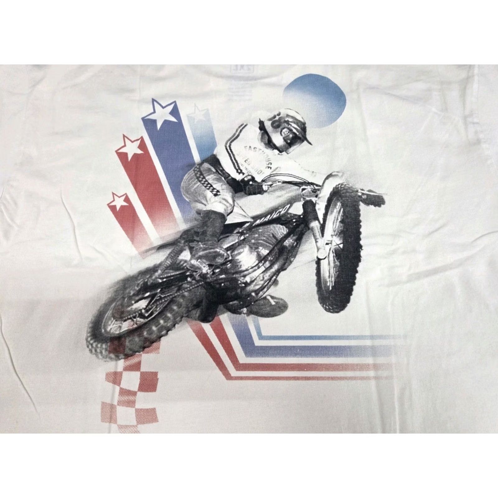 Speedo Fasthouse Speed Shop T-Shirt Mens 2XL Light Tan Graphic Print Crew Neck Short Sleeve Embroidered Logo All Seasons Cotton NWT 8178 Size US XXL / EU 58 / 5 - 6 Thumbnail