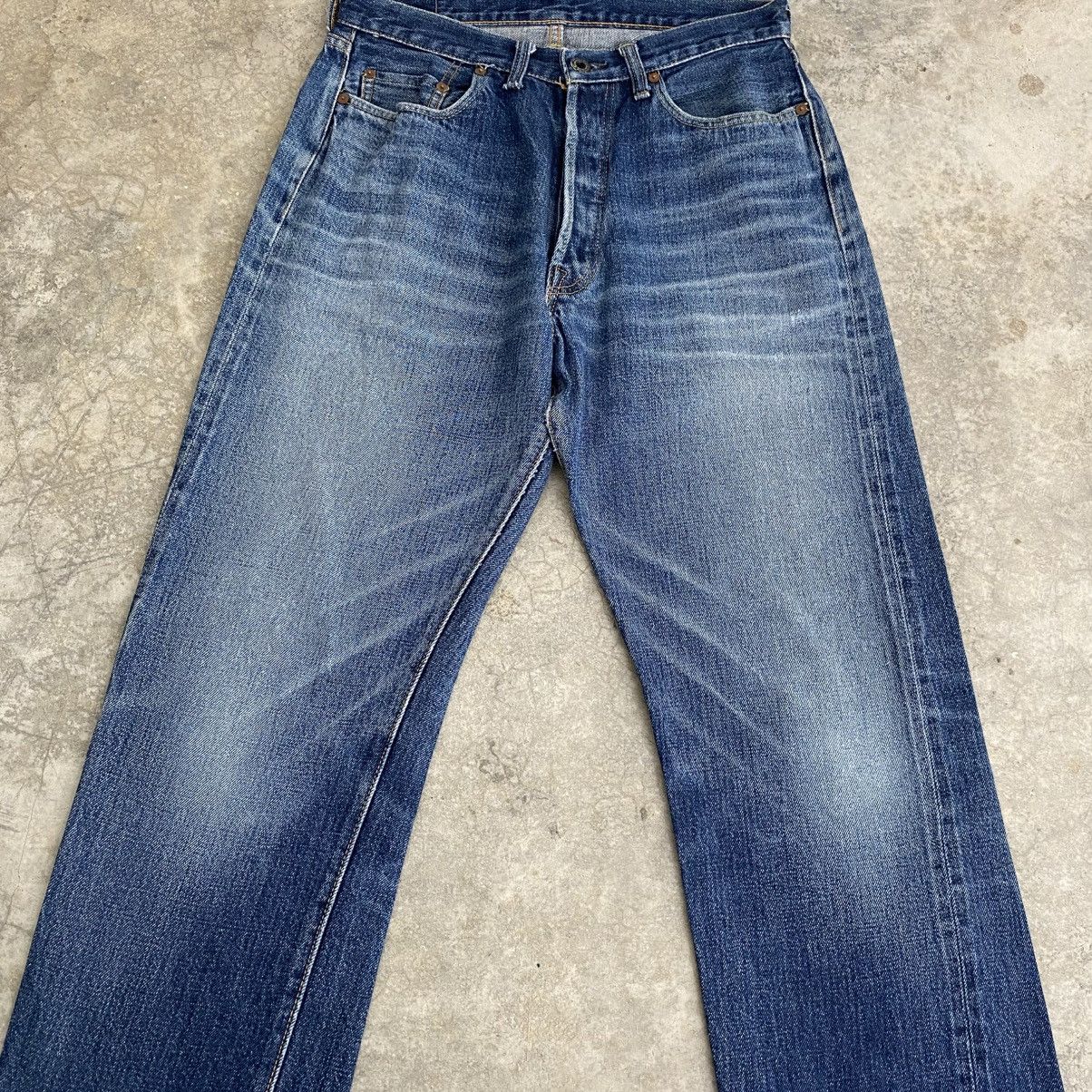 Denime Vintage 90’s Denime Japan Faded Blue Selvedge Jeans Size US 30 / EU 46 - 6 Thumbnail