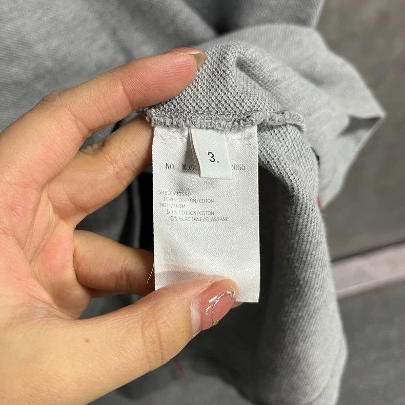 Thom Browne Thom browne The latest gray side striped short-sleeved Polo Size US L / EU 52-54 / 3 - 4 Thumbnail