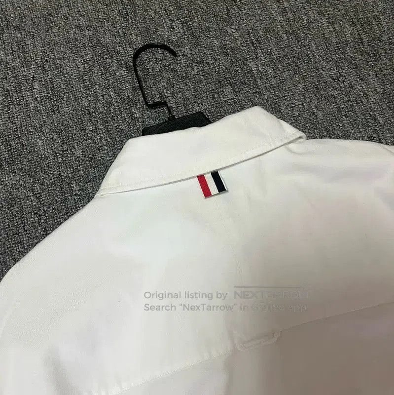 Thom Browne Thom Browne White Cotton Long Sleeve Shirt . Size US XXL / EU 58 / 5 - 8 Thumbnail