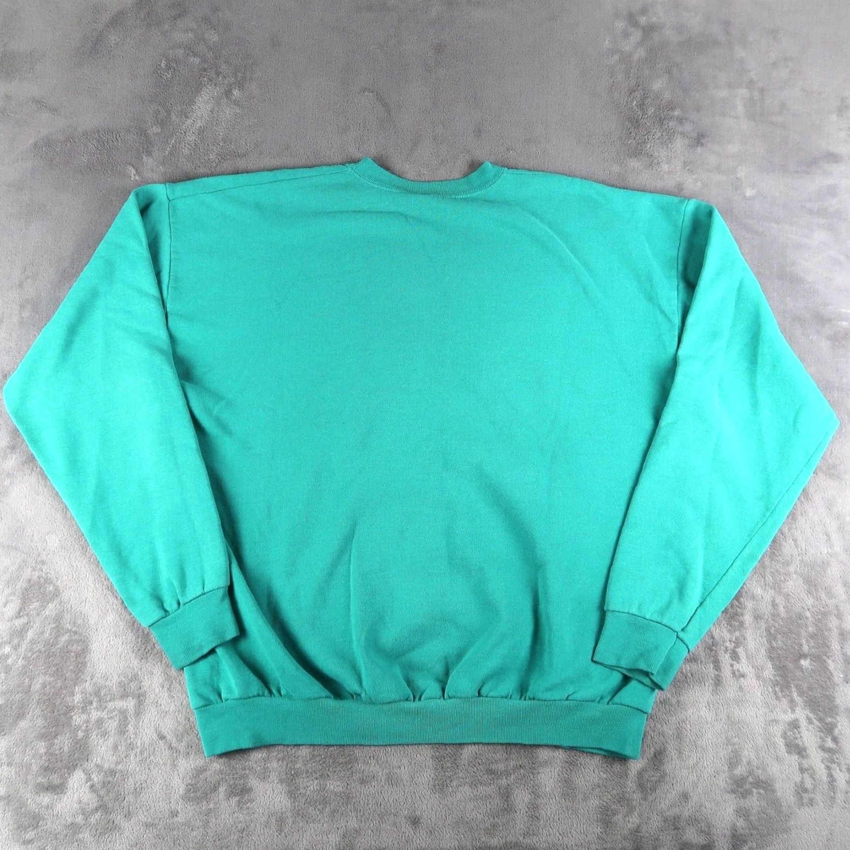 Disney VINTAGE Disney Sweatshirt Minnie Mouse Crewneck Teal 2XL 90s Cartoon Retro Unisex Adults Sweatshirt Mens Womens Girls Boys Size XXL / US 16-18 / IT 52-54 - 2 Thumbnail