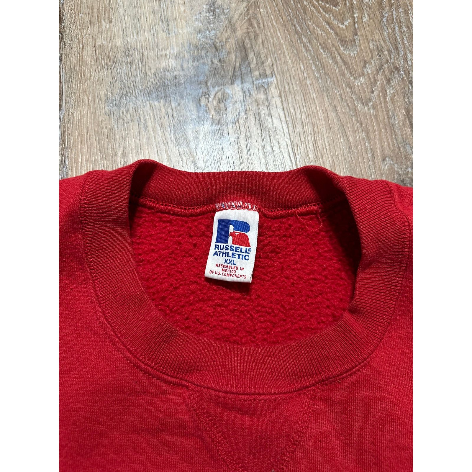 Russell Athletic × Vintage VTG Nebraska Huskers Embroidered Russell Athletic Sweatshirt Size US XXL / EU 58 / 5 - 3 Thumbnail