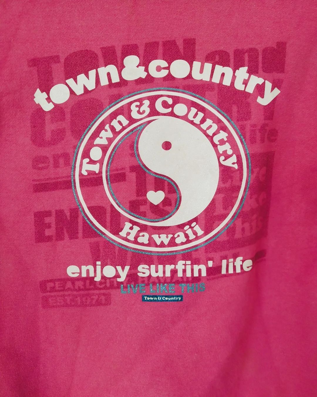Vintage Town and Country Surf Town and Country Pink Woman Crewneck Size S / US 4 / IT 40 - 2 Thumbnail