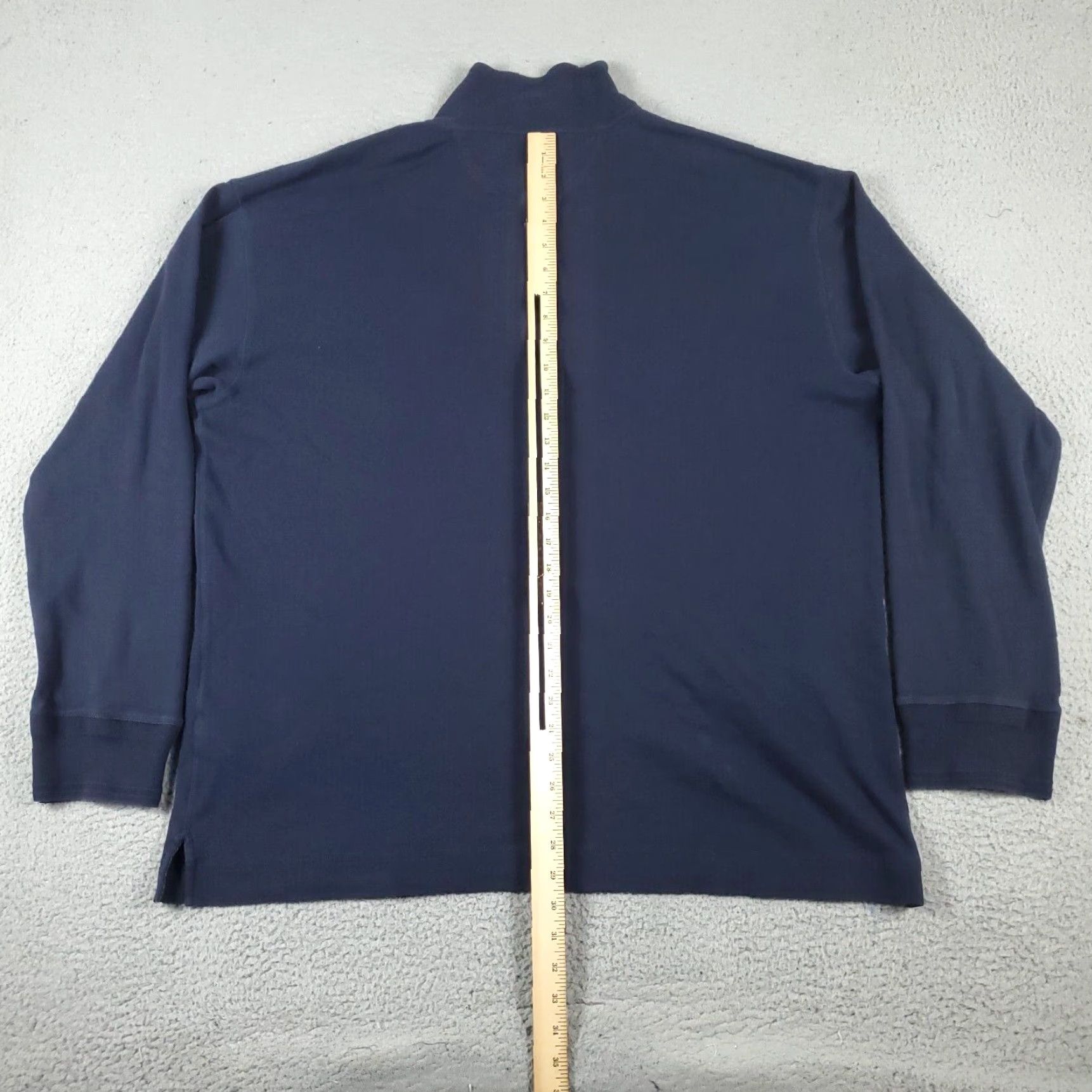 Nautica VINTAGE Nautica Blue Pullover Sweater 1/4 Zip Casual Knit All Seasons Size 2XL Size US XXL / EU 58 / 5 - 5 Thumbnail