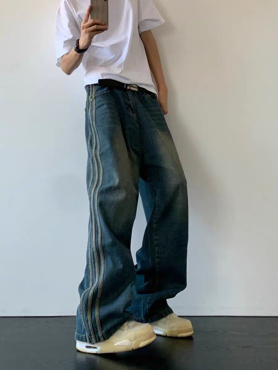 Vintage Vintage casual micro flare baggy jeans Size US 33 - 3 Thumbnail