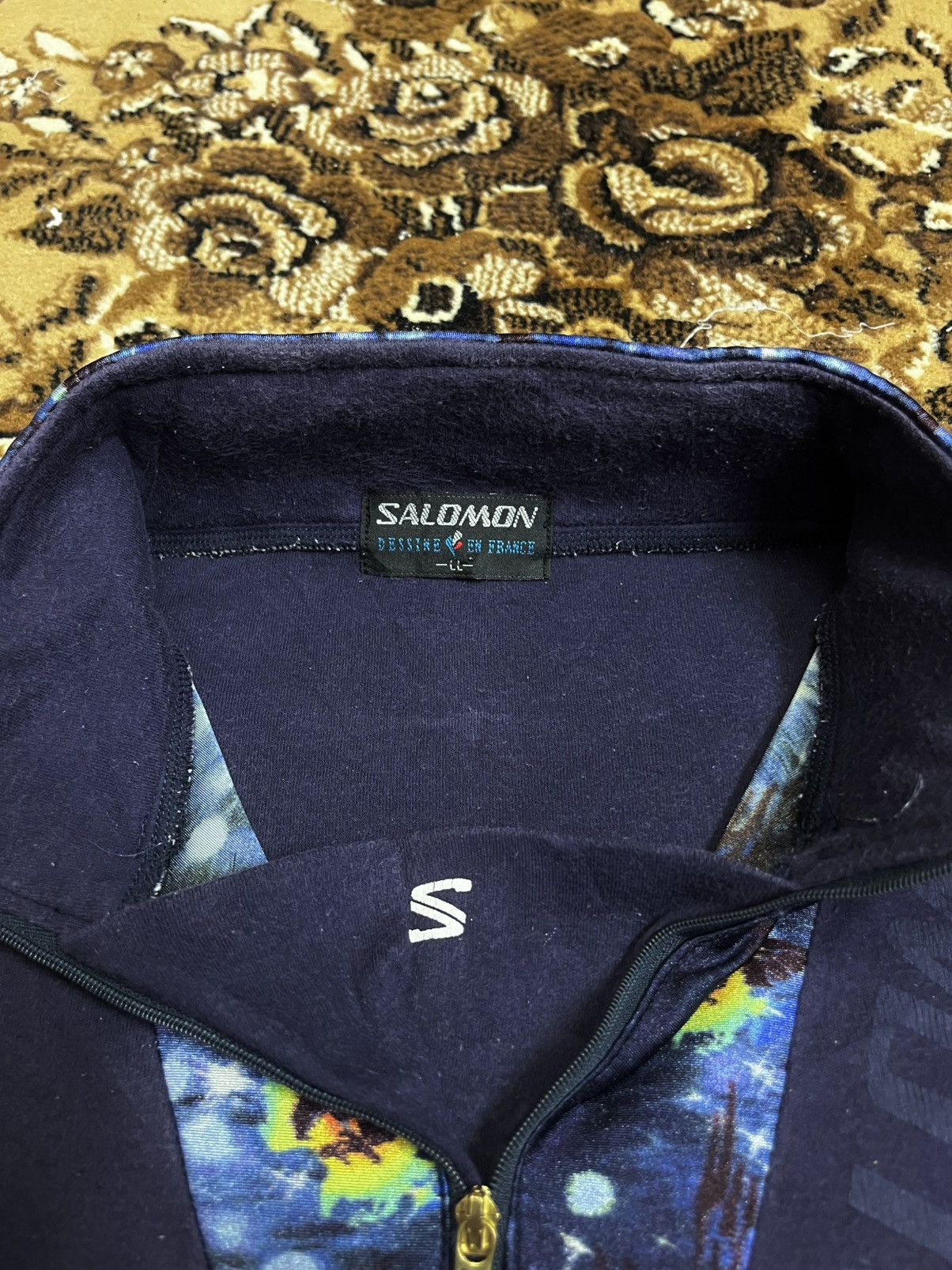 Salomon vintage salomon half zipper longsleeve shirt Size US M / EU 48-50 / 2 - 5 Thumbnail