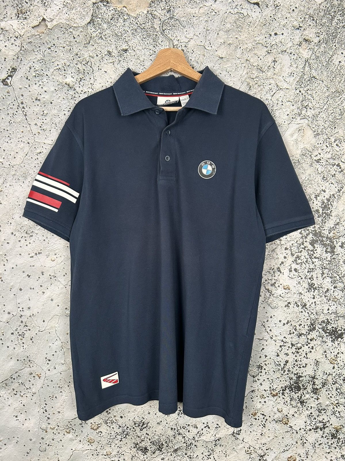 BMW BMW Motorsport Racing Streetwear Polo Vintage Hype Size US M / EU 48-50 / 2 - 1 Thumbnail