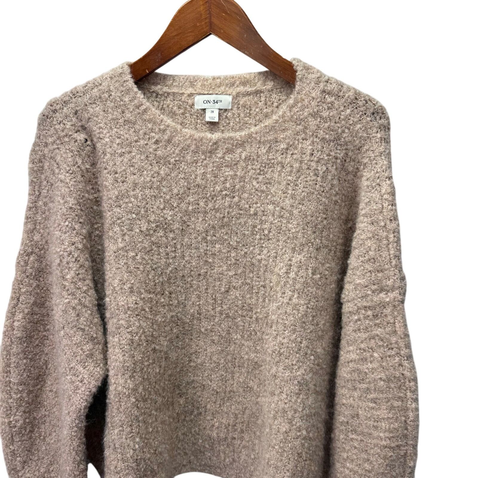 Macys Macy's On 34th Plus Sweater sz 2X Soft Stretch NEW #G712 Size XXL / US 16-18 / IT 52-54 - 4 Thumbnail