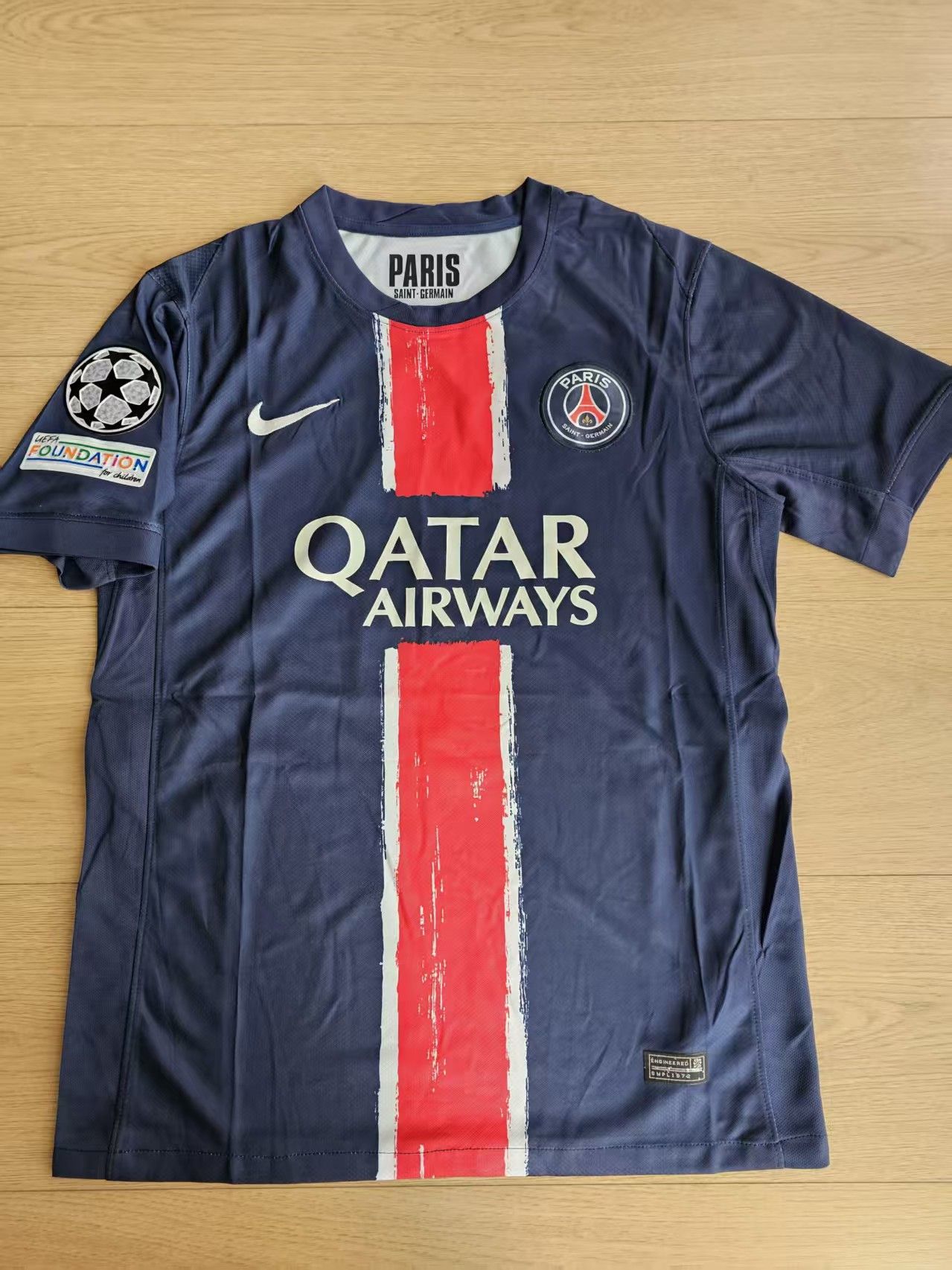 Other 2025 PSG #7 Khvicha Kvaratskhelia Jersey Home UEFA Champions Size US M / EU 48-50 / 2 - 2 Thumbnail