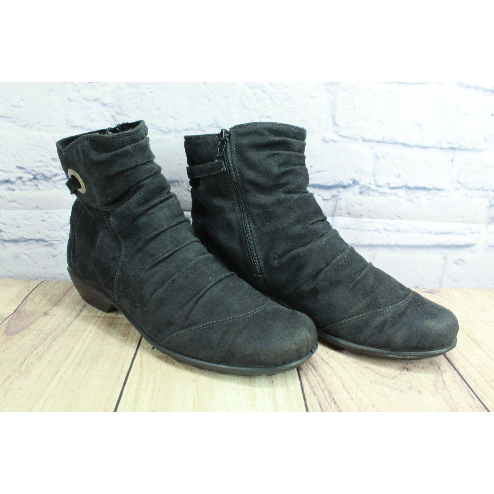Other Romika Citytex Women's Suede TopDry Waterproof Ankle Booties Size US 9 / IT 39 - 3 Thumbnail