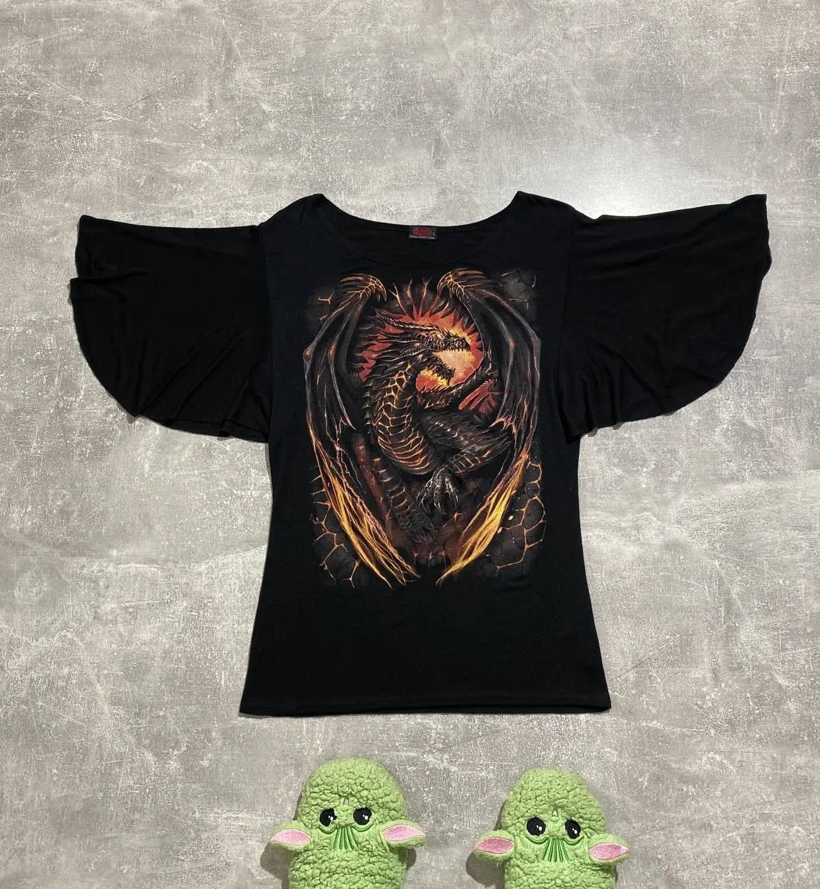 Other Vintage Y2K Dragon Gothic Style Tee Size US XS / EU 42 / 0 - 1 Thumbnail