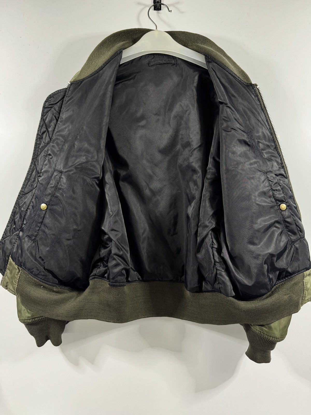 Surface To Air 🔥 VTG Military Brunati Air Force MA-1 BOMBER JACKET - M Size US L / EU 52-54 / 3 - 13 Thumbnail