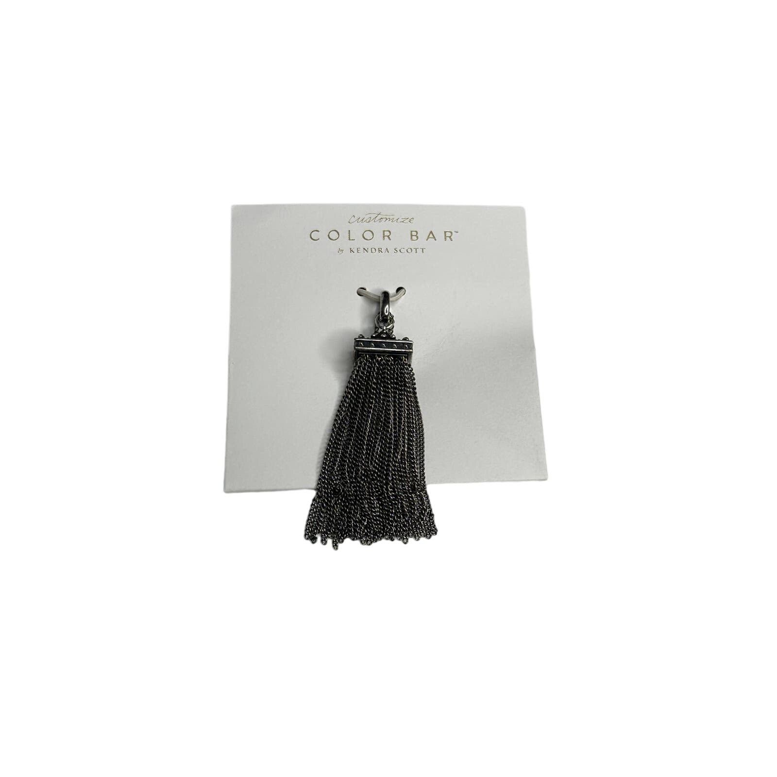 Kendra Scott Kendra Scott Sun Spike Tassel Charm Necklace Vintage Silver Size ONE SIZE - 5 Thumbnail