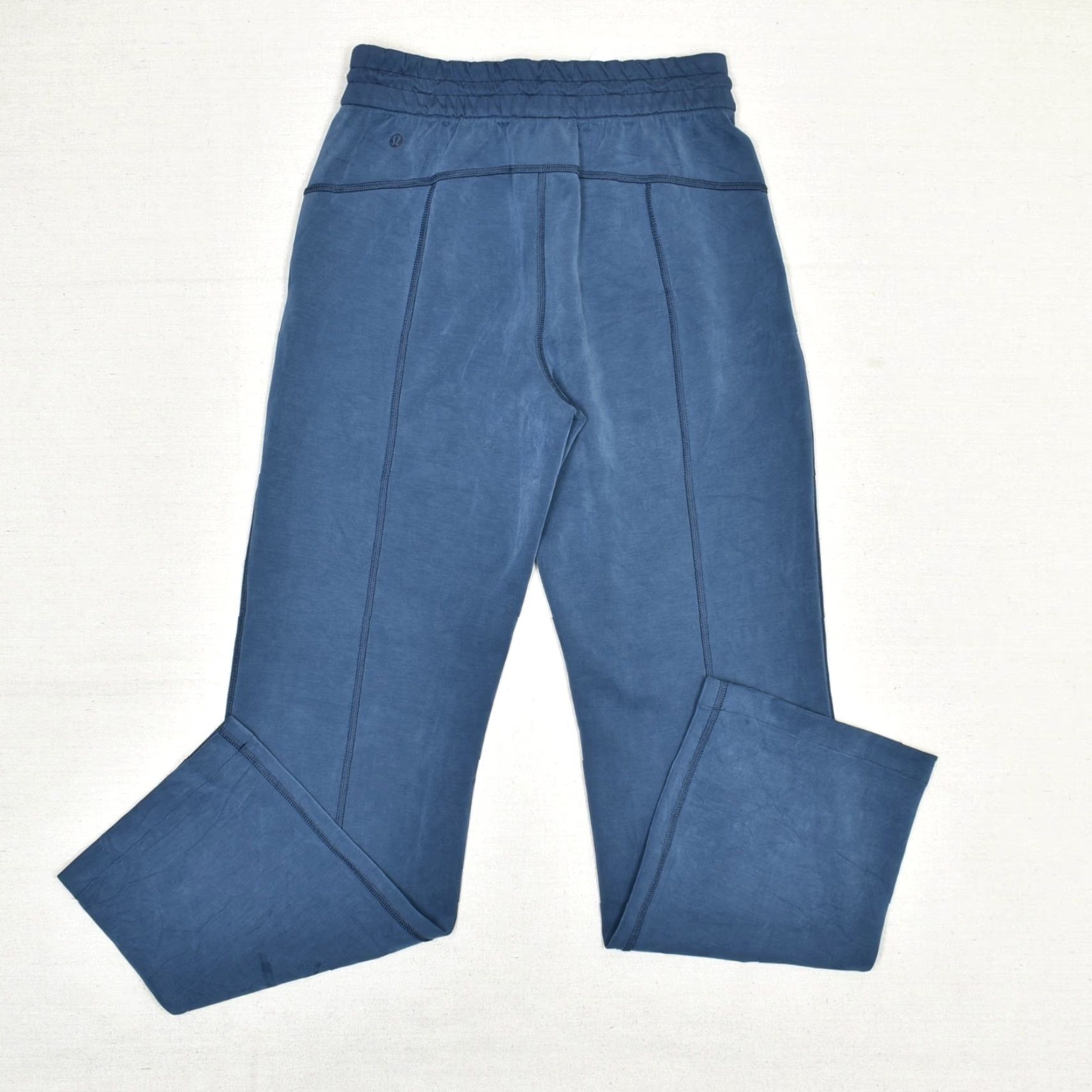 Lululemon Lululemon Women's Sweatpants Straight Pull On Solid Nylon Blue Size 6 Stained Size 28" / US 6 / IT 42 - 3 Thumbnail