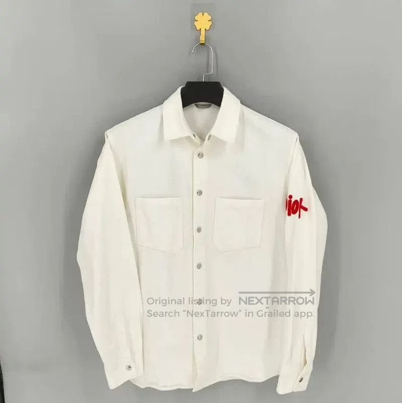 Dior Dior Men's White Casual Outerwear Jacket . Size US M / EU 48-50 / 2 - 1 Thumbnail